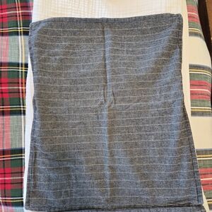 West Elm Blue Striped Pencil Skirt